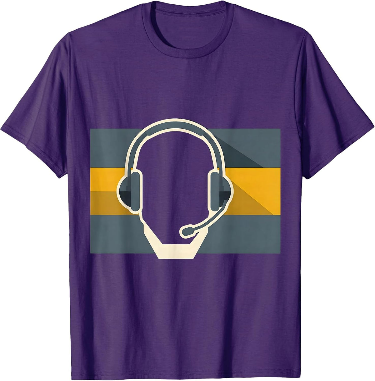 Thin Gold Line 911 Dispatcher First Responder Tribute T-Shirt - Purple