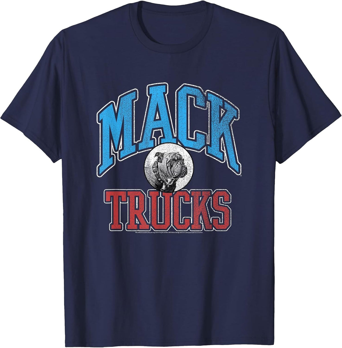 Mack Trucks Athletic Logo T-Shirt - Navy Blue