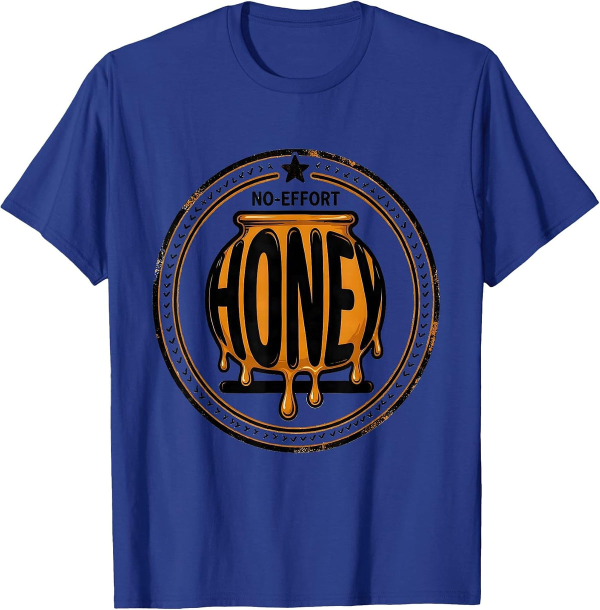 Men's No-Effort Honey Funny Halloween Honeypot Costume Novelty T-Shirt - Royal Blue
