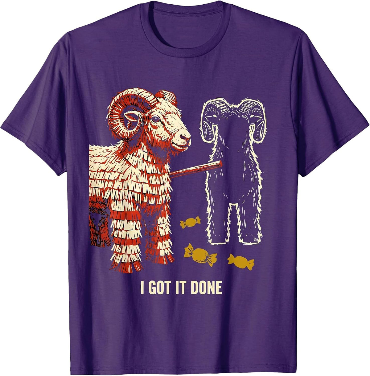 Men's I Got It Done Funny Cinco De Mayo Party Costume T-Shirt - Purple