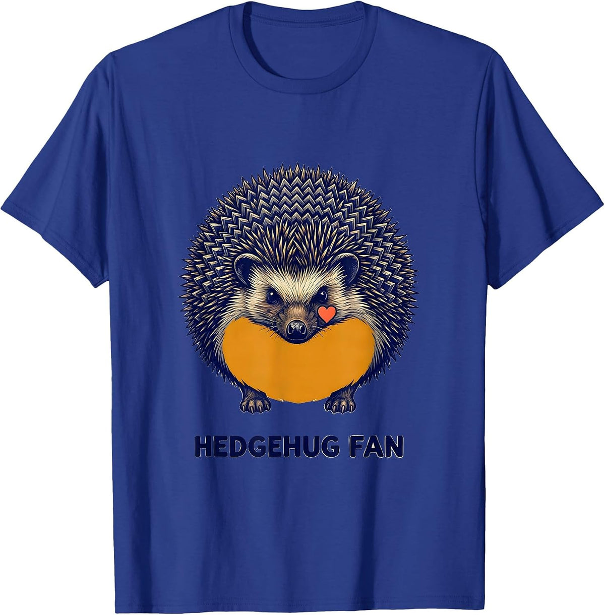 Hedgehug Fan Whimsical Hedgehog Lover Gift for Kids T-Shirt - Royal Blue