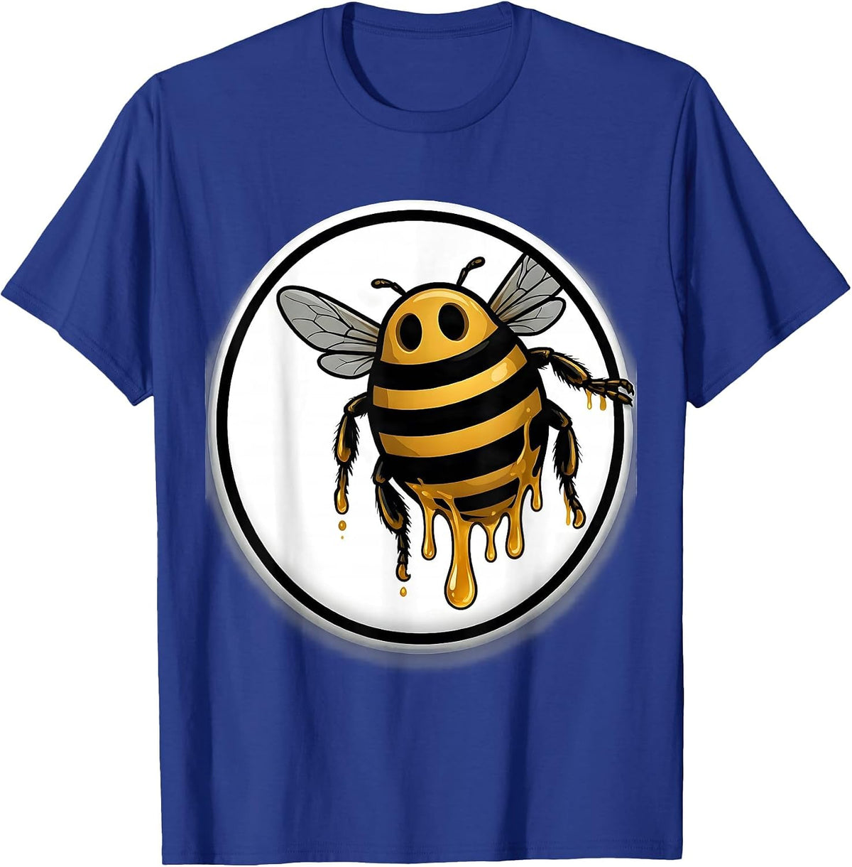 Boo Bees Ghost Honey Bee Halloween Humor T-Shirt - Royal Blue