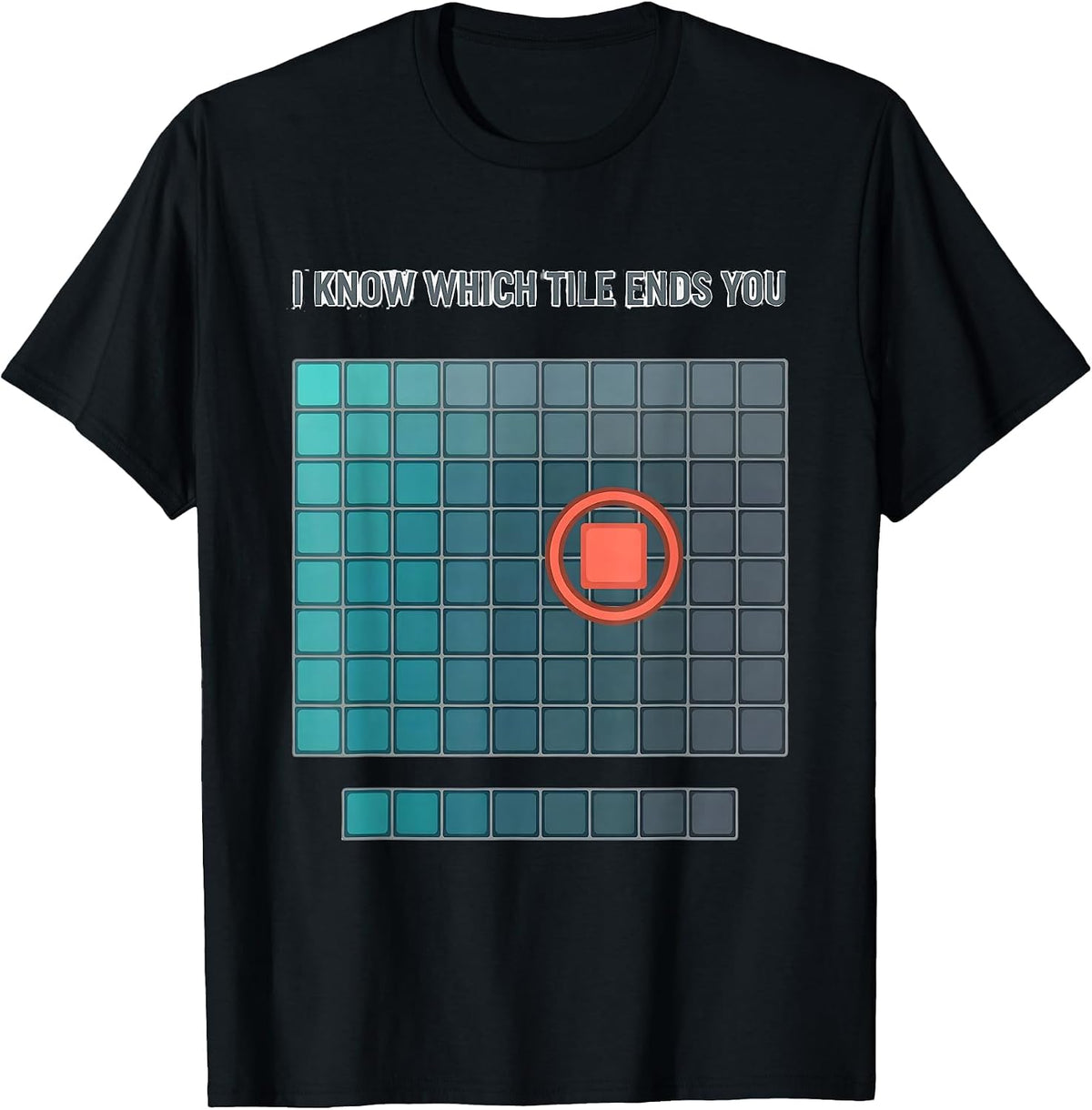 Men's I Know Which Tile Ends You Funny Periodic Table Chemistry T-Shirt - Black