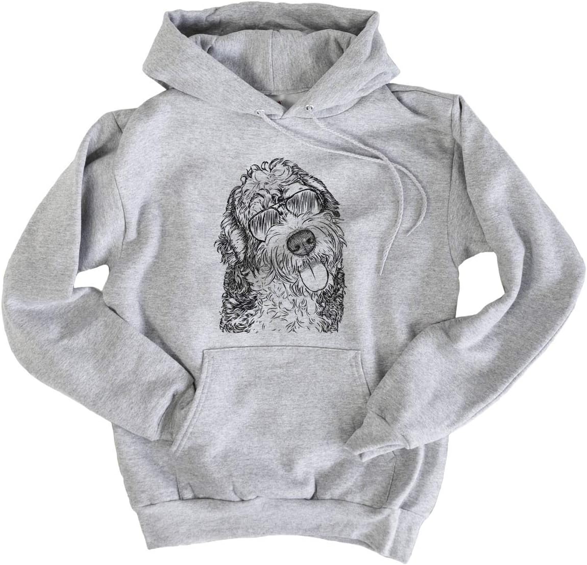 Aviator Kaci the Bernedoodle Dog Triblend T-Shirt - Pullover Hoodie Sweatshirt