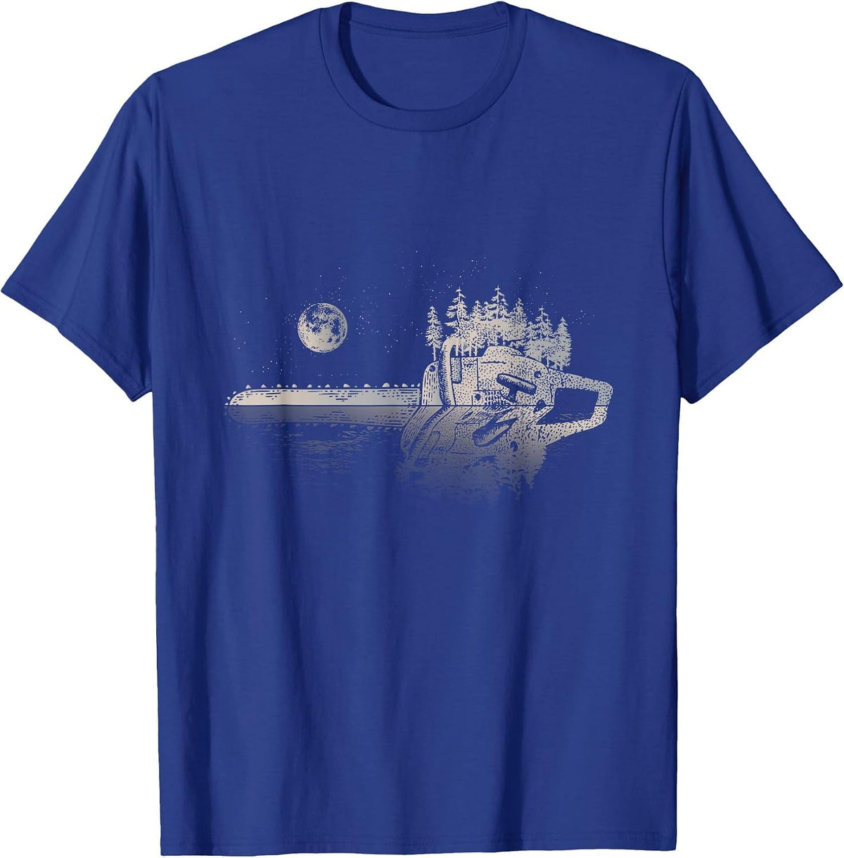 Chainsaw Woodworker Men Lumberjack Arborist Chainsaw T-Shirt - Royal Blue