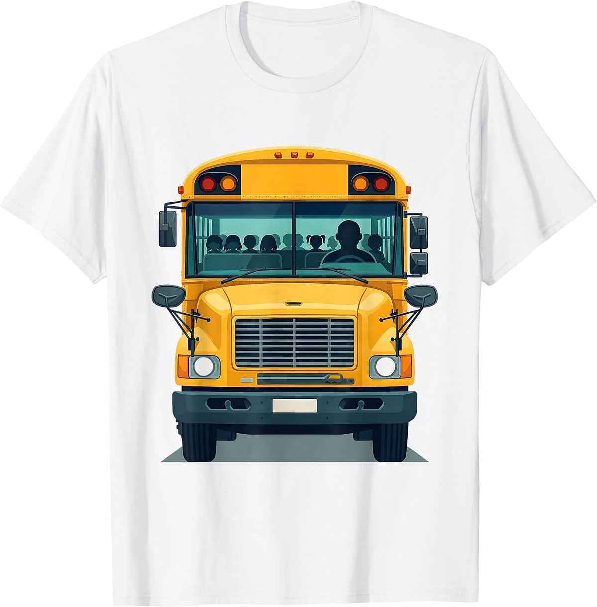 Men's School Bus Driver Funny Appreciation Gift for Drivers T-Shirt - White