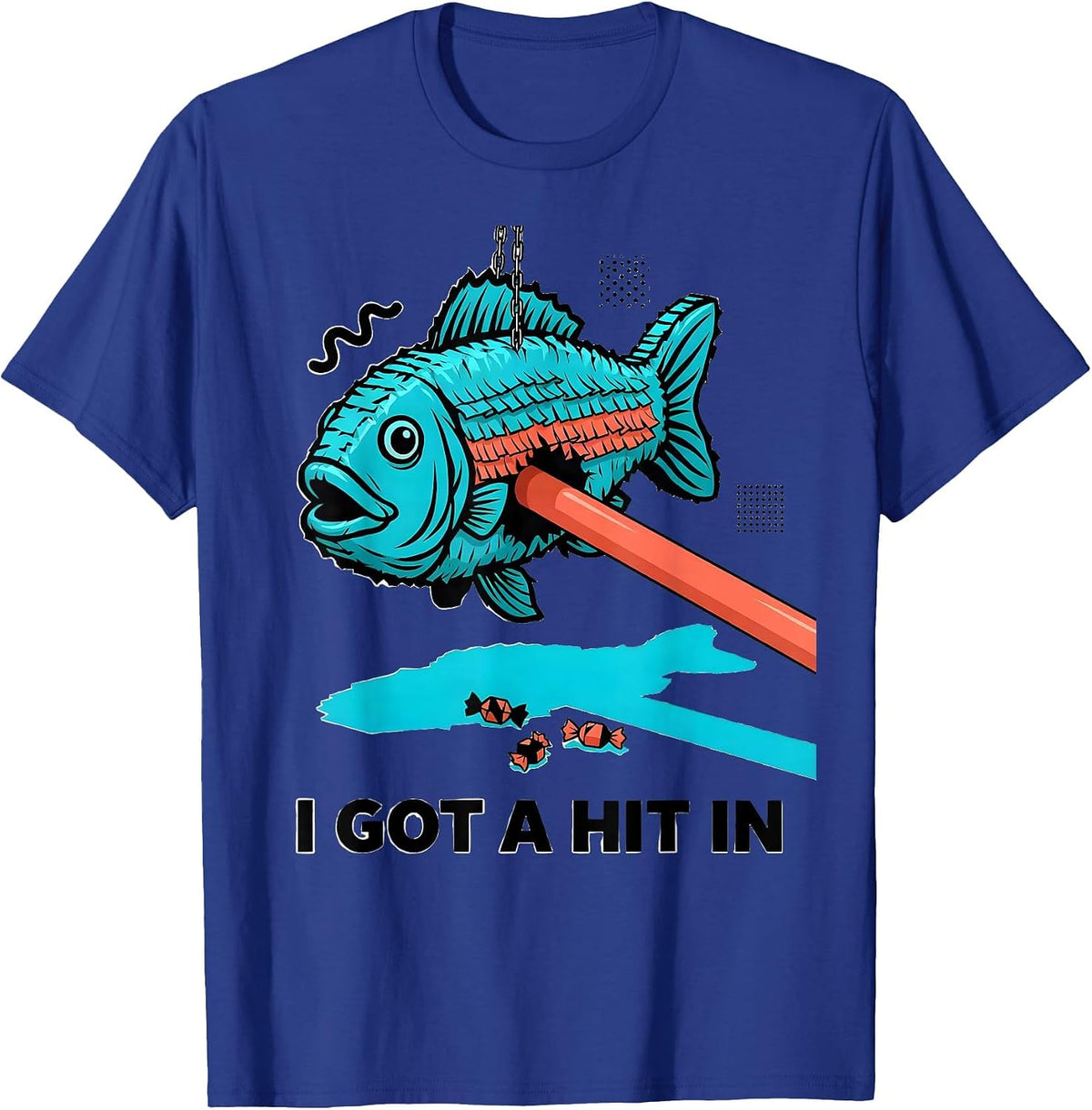 I Got A Hit In Funny Cinco De Mayo Party Costume T-Shirt - Royal Blue