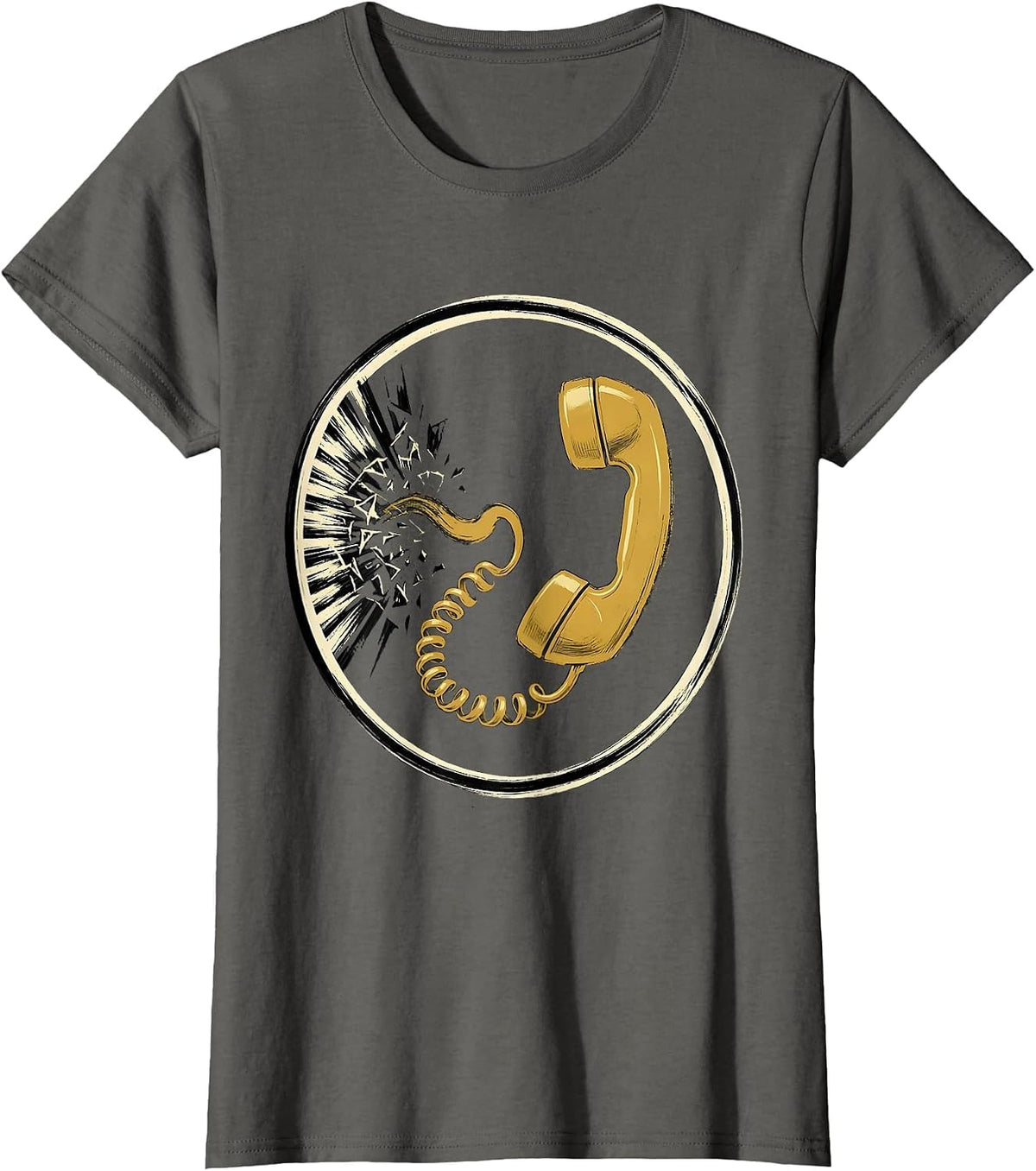 Women's Alarm Ray Dispatcher Tribute Showcard Style T-Shirt - Asphalt Grey