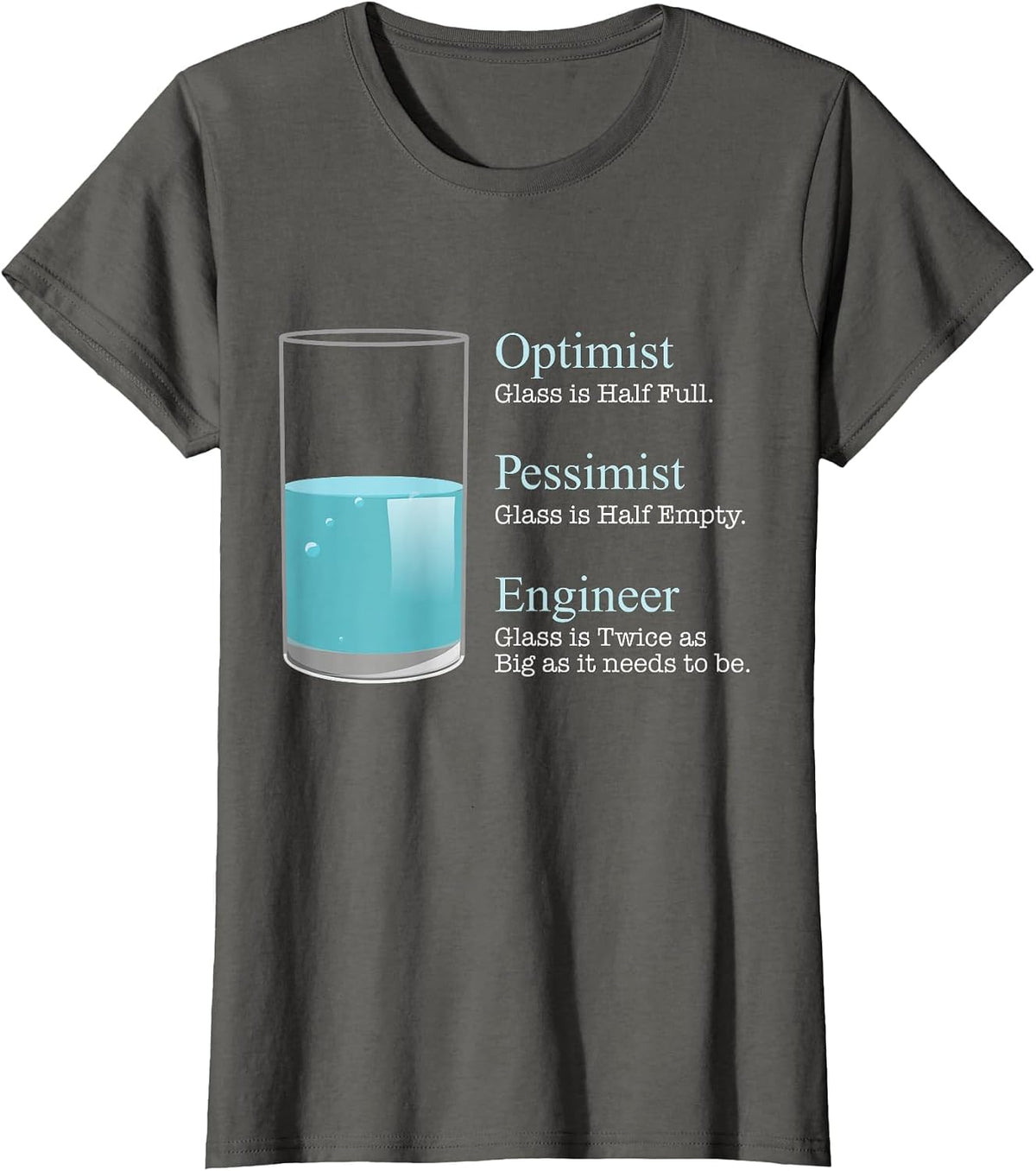 Funny Engineering Mechanical Electrical Civil Engineer Humor T-Shirt - Asphalt Grey