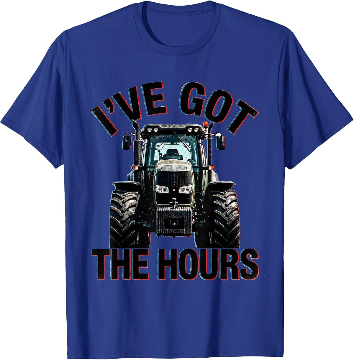 Men's I've Got The Hours Funny Truck Driver Semi Enthusiast Humor T-Shirt - Royal Blue