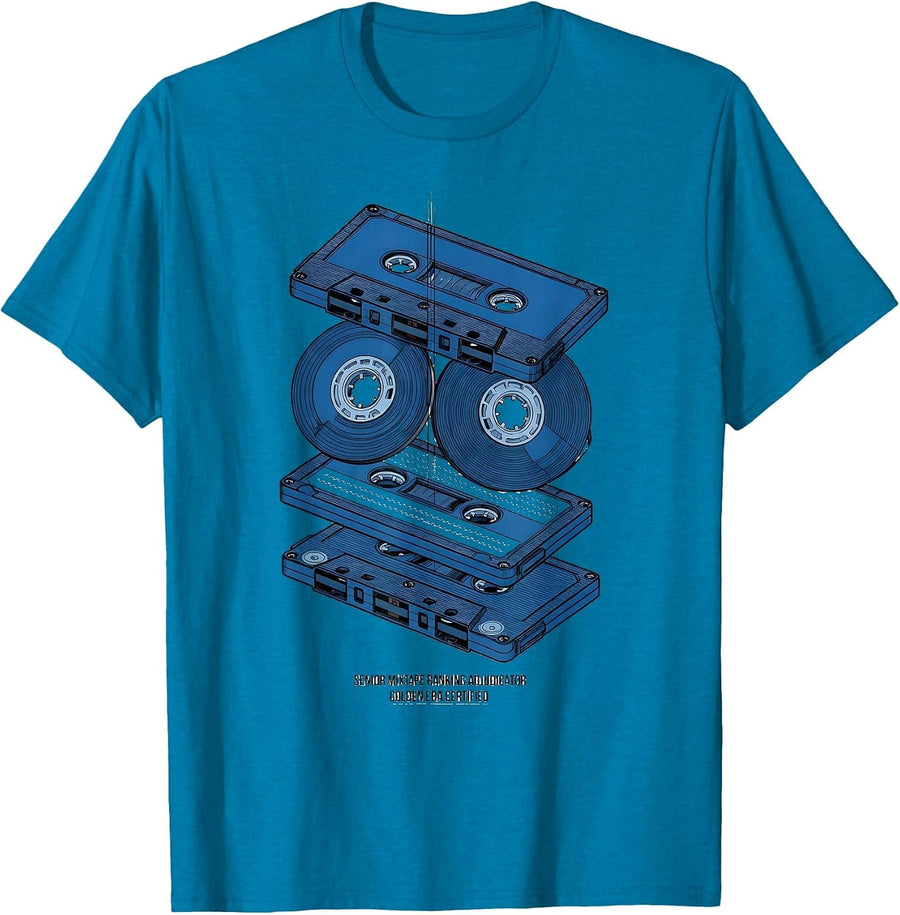 Senior Mixtape Ranking Adjudicator, Golden Era Certified T-Shirt - Sapphire Blue