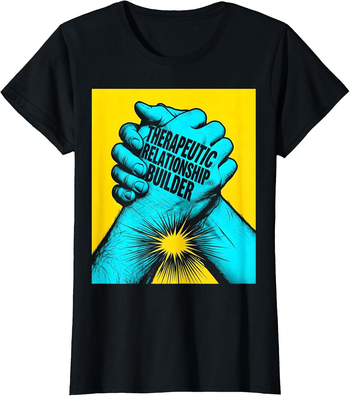 Therapeutic Relationship Builder OT Design T-Shirt - Black