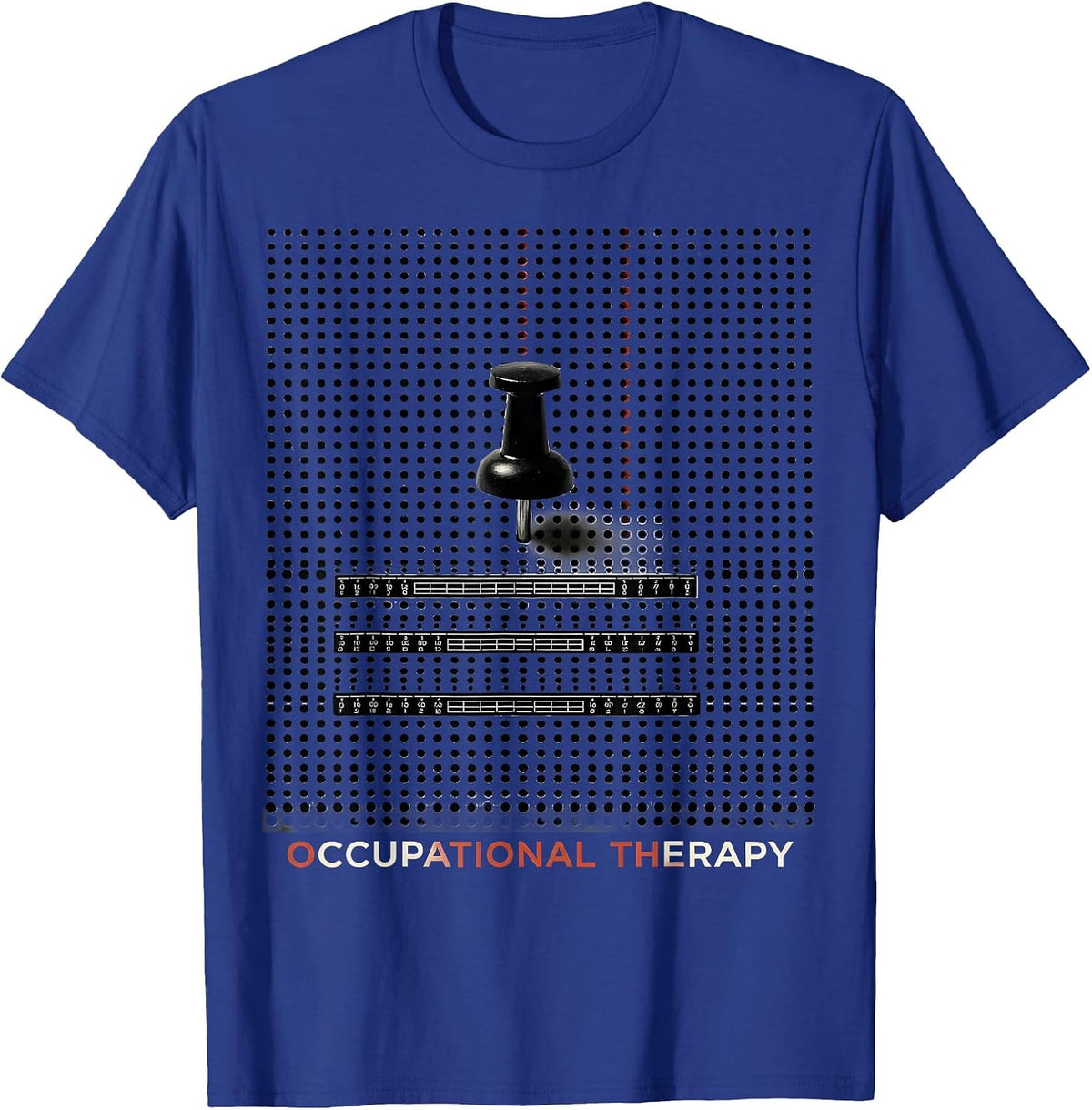 Occupational Therapy Retro Vintage OT Month Celebration T-Shirt - Royal Blue
