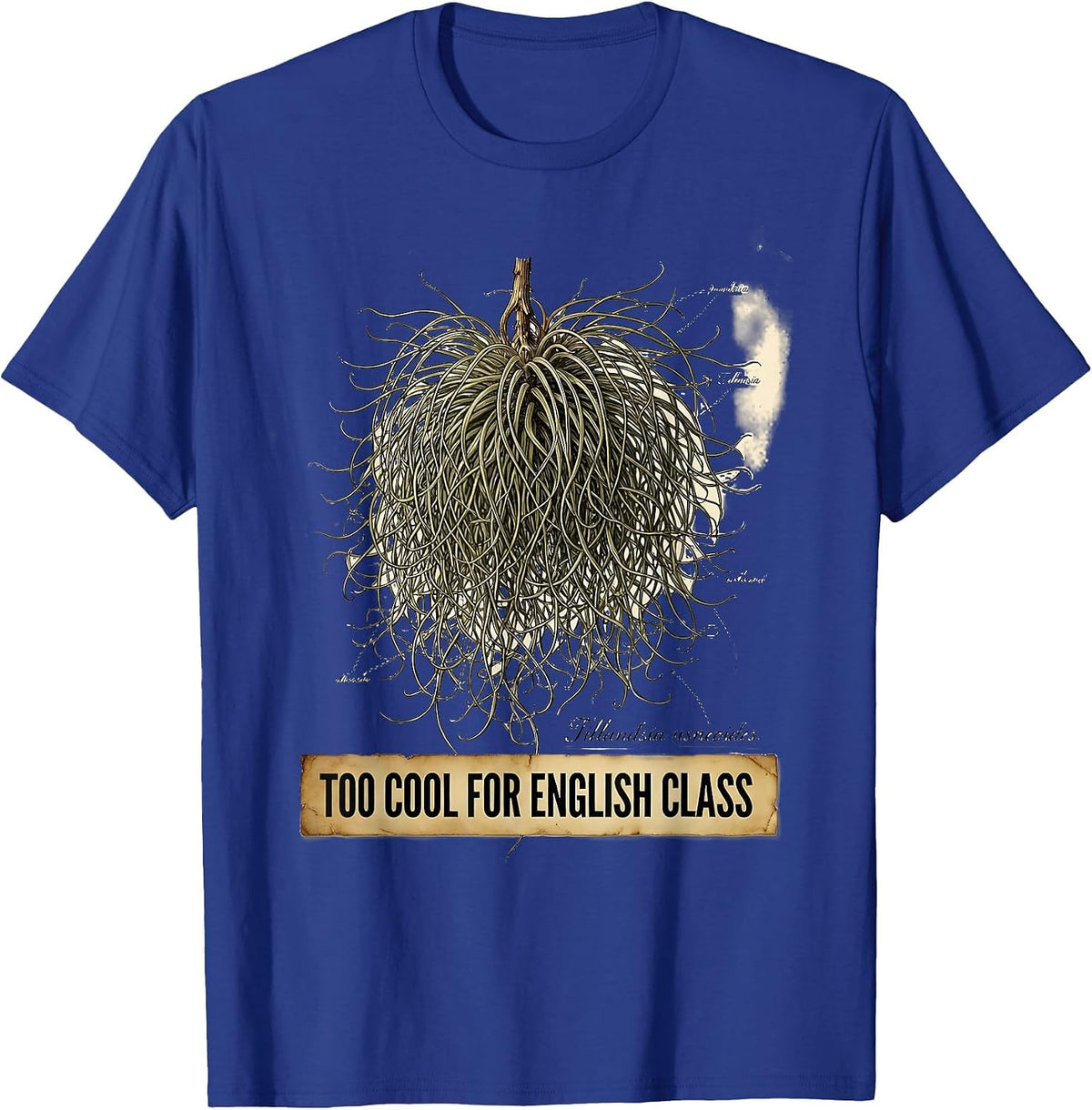 Too Cool For English Class Spanish Teacher T-Shirt - Royal Blue