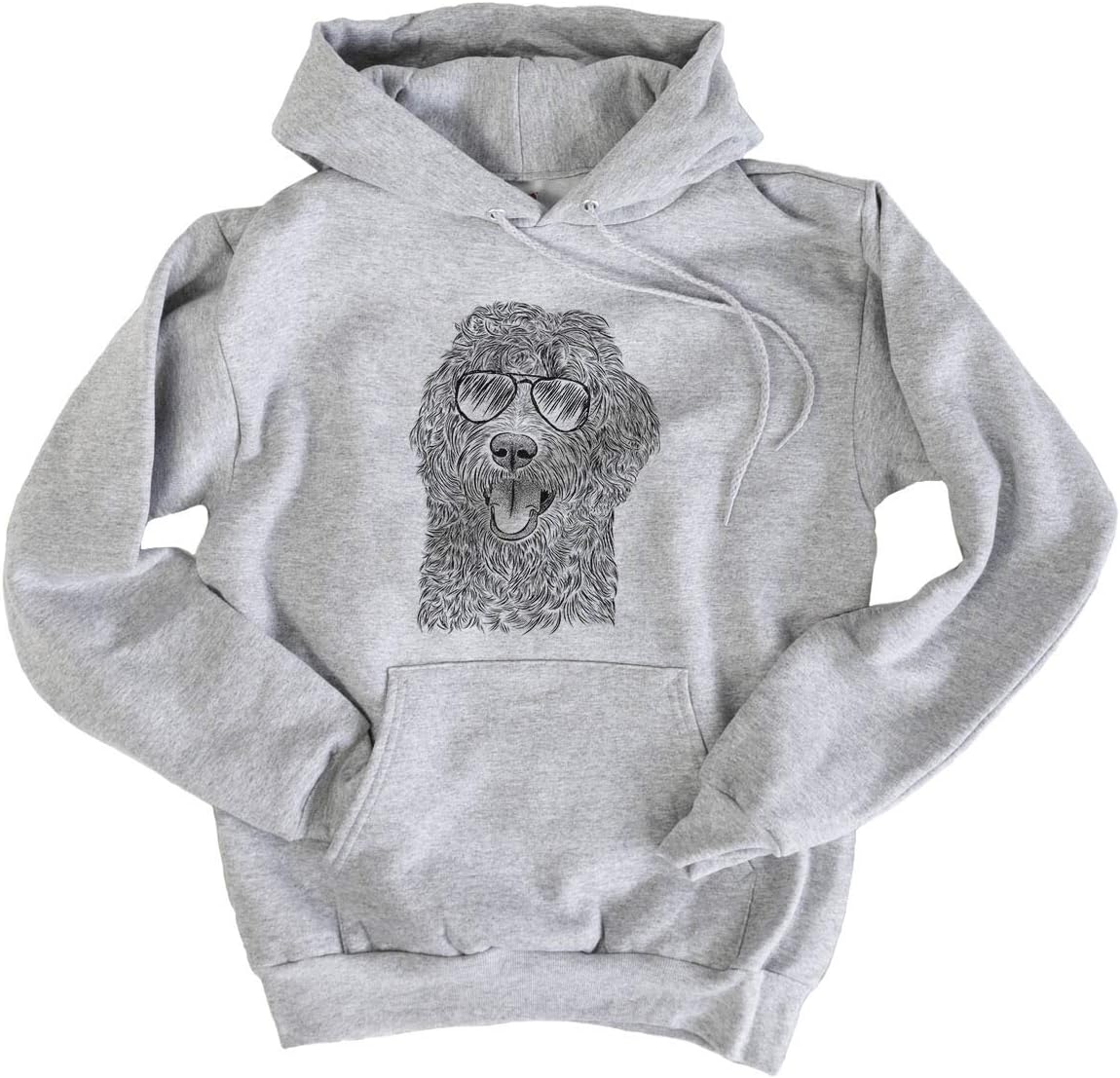 Aviator MurrDog the Labradoodle Dog Triblend T-Shirt - Unisex Pullover Hoodie Sweatshirt