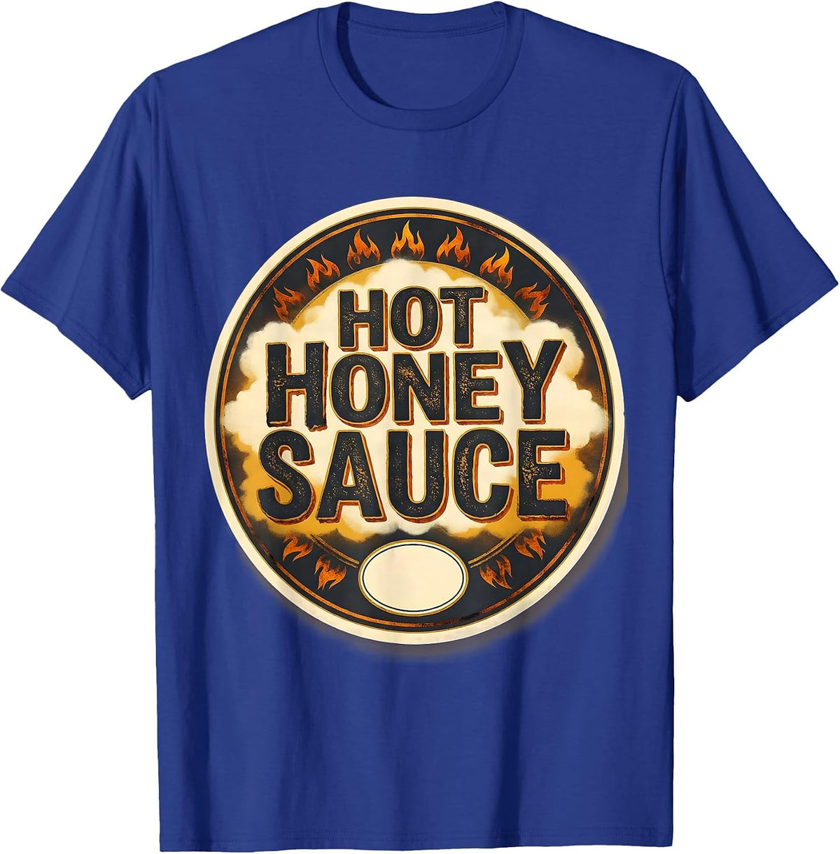 Men's Hot Honey Sauce Halloween Condiment Group Costume Humor T-Shirt - Royal Blue