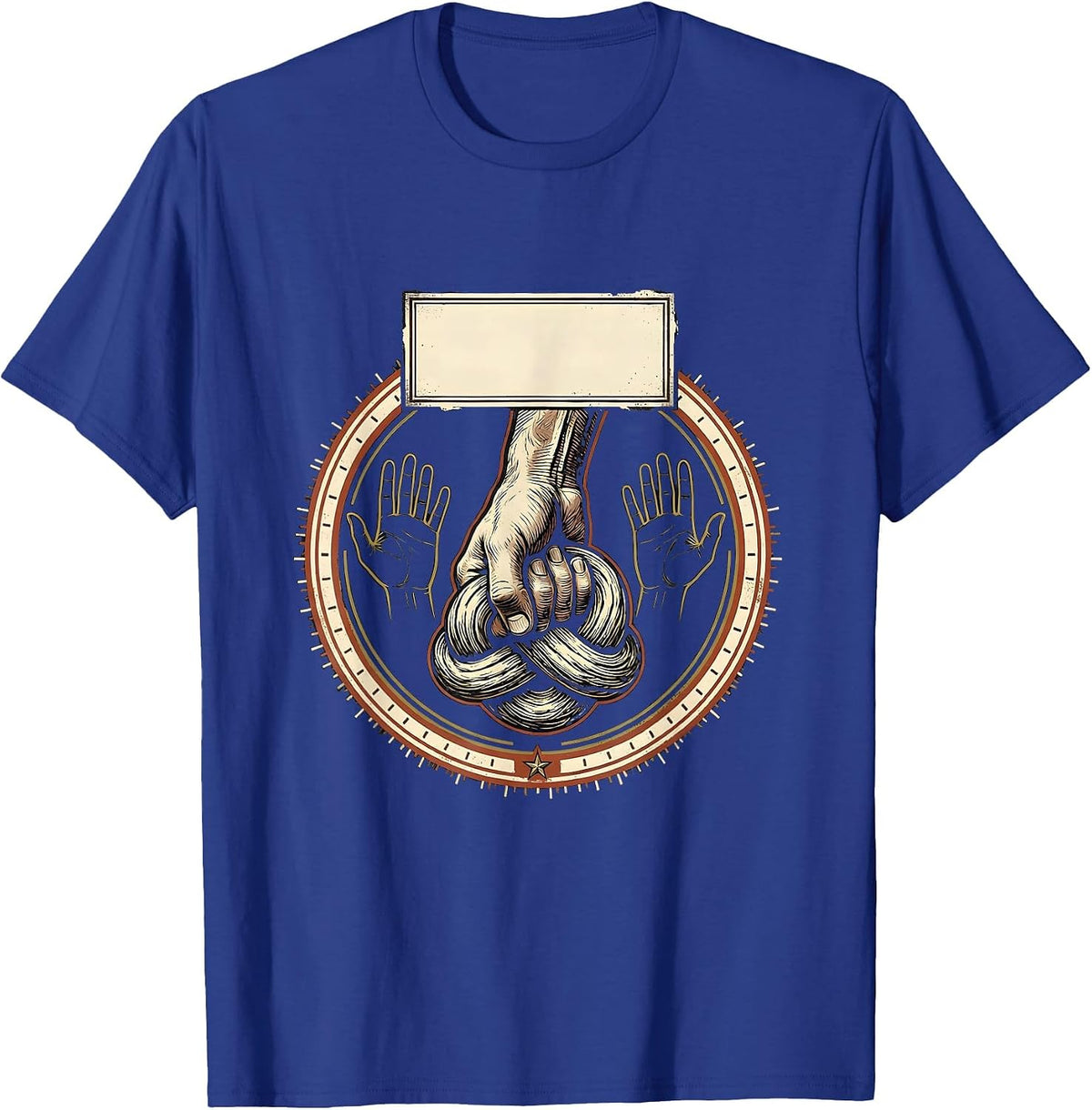 Men's Seal Knot Massage Therapist Occupational Humor Gift T-Shirt - Royal Blue