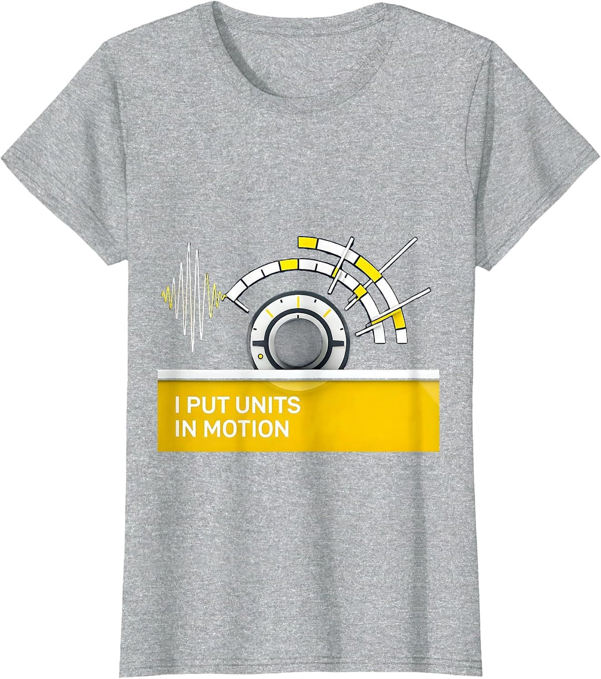 I Put Units In Motion Swiss International 911 Dispatcher T-Shirt - Heather Grey