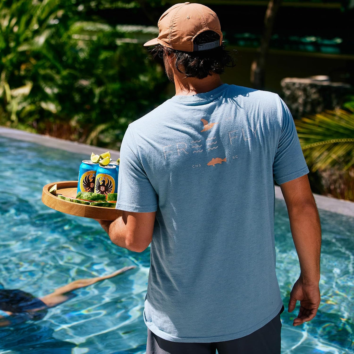 Free Fly Men's Low Tide Tee - size chart