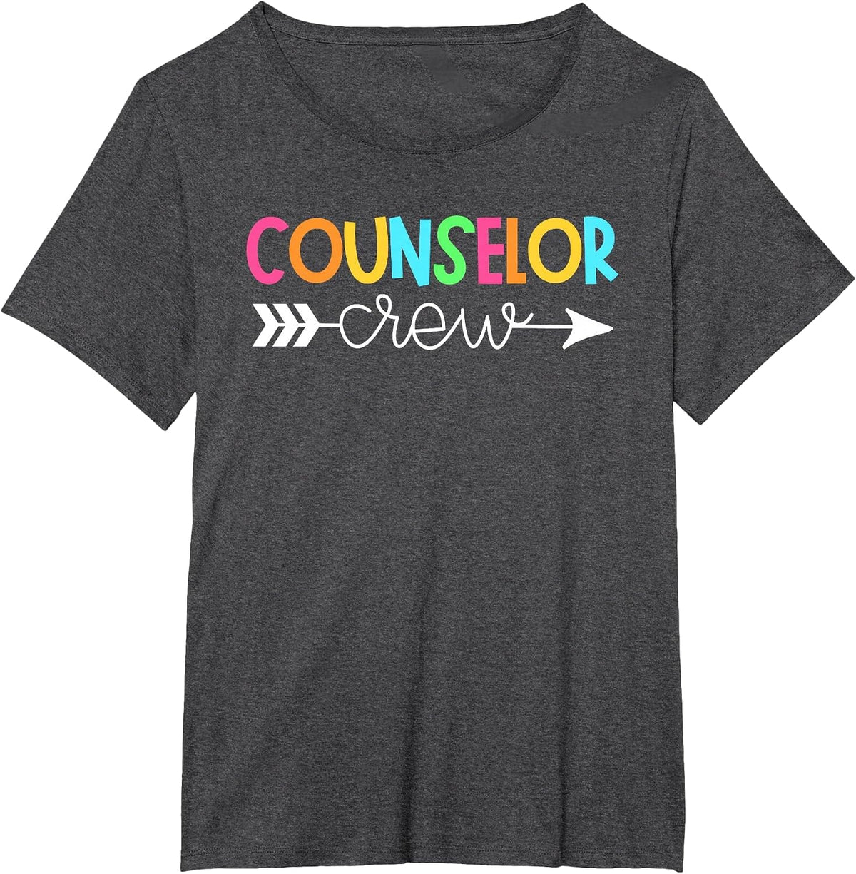 Counselor Team Shirts - Counseling Crew T-Shirt - Dark Heather Grey