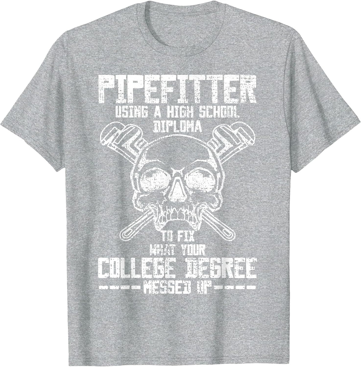 Pipefitter T-Shirt - Heather Grey