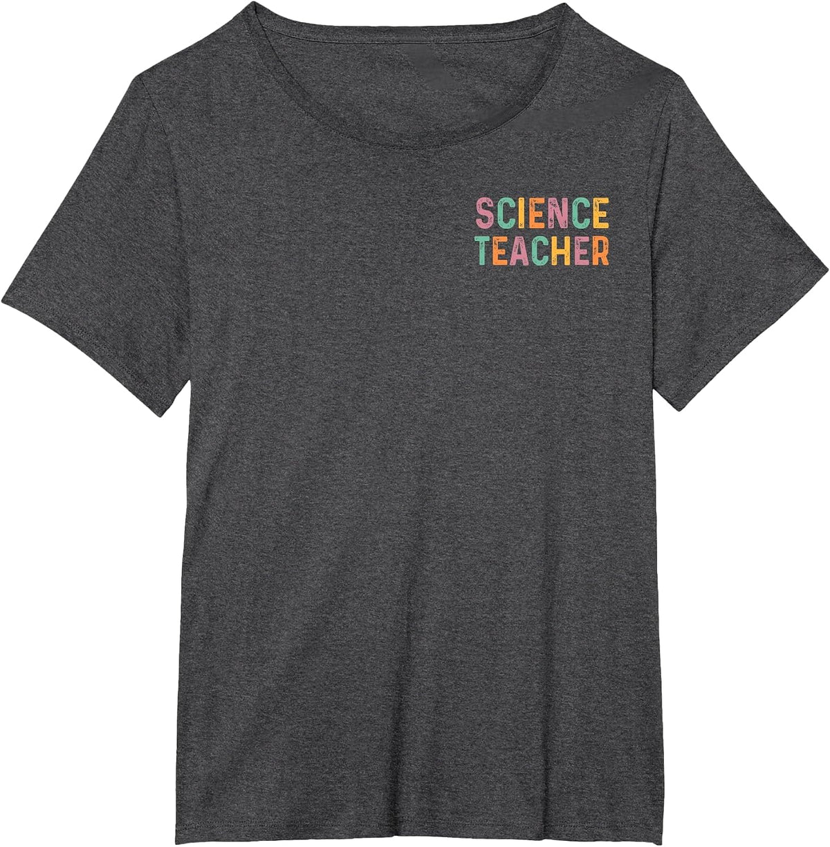 Admit It You Low Key Love Science Bruh Science Teacher 2Side T-Shirt - Dark Heather Grey