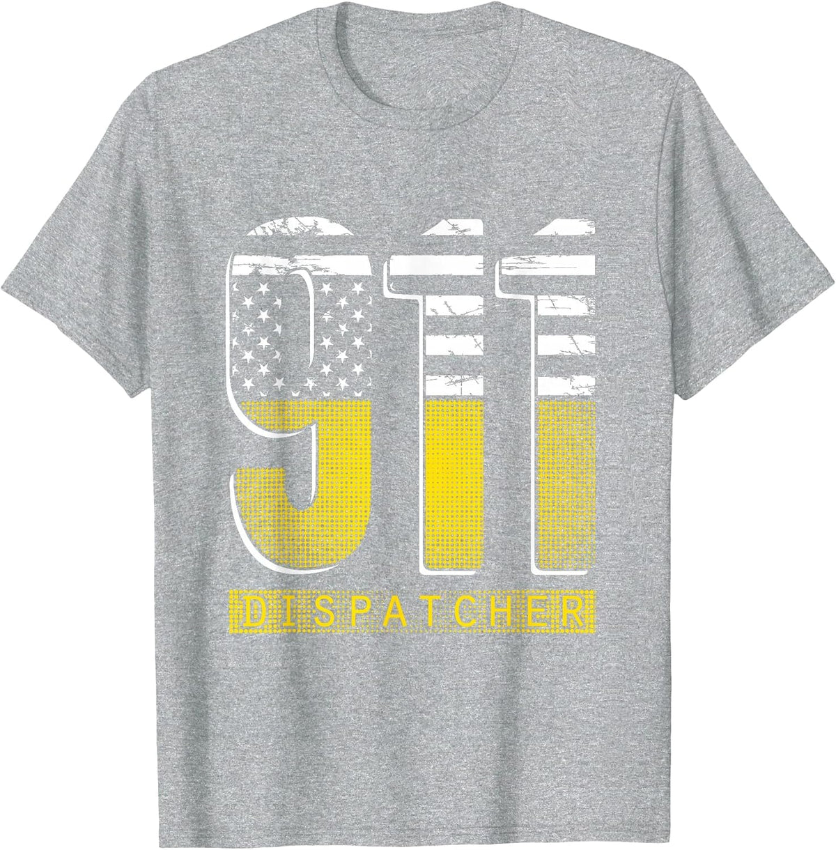 911 Dispatcher T-Shirt - Heather Grey