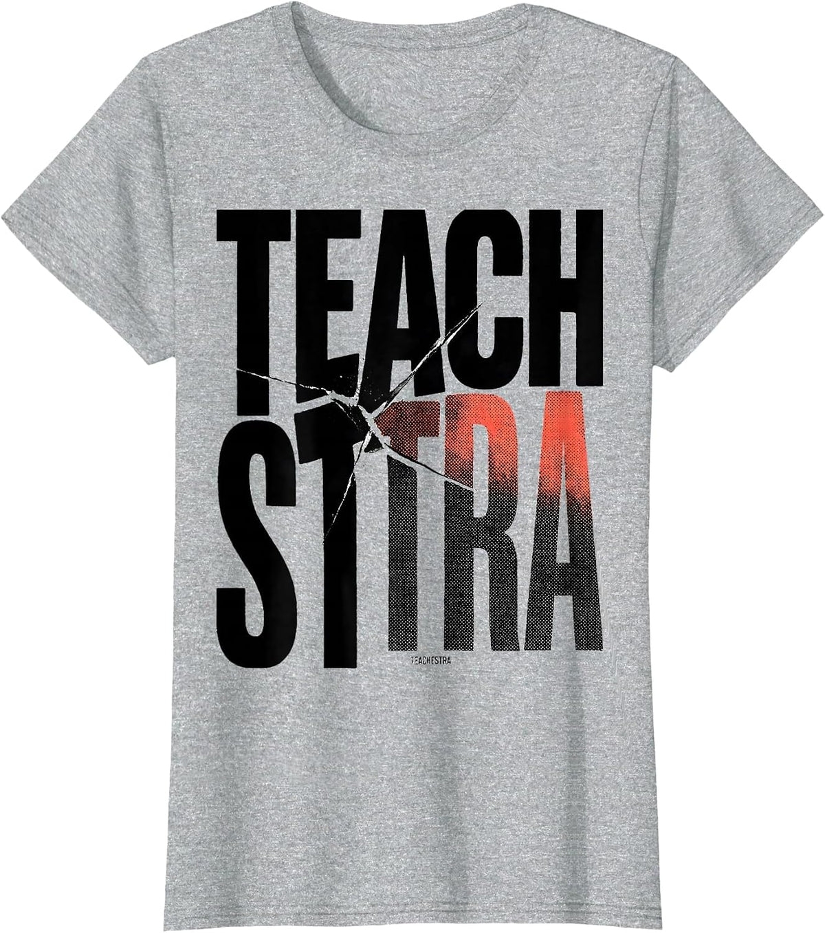 Women's Teachestra Bilingual Spanish Teacher Classroom Pride T-Shirt - Heather Grey