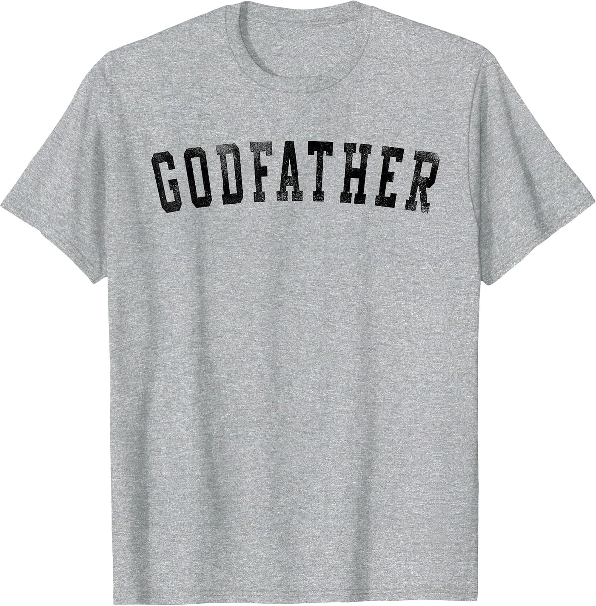 Godfather - Classic Bold Font Birthday Godfather T-Shirt - Heather Grey