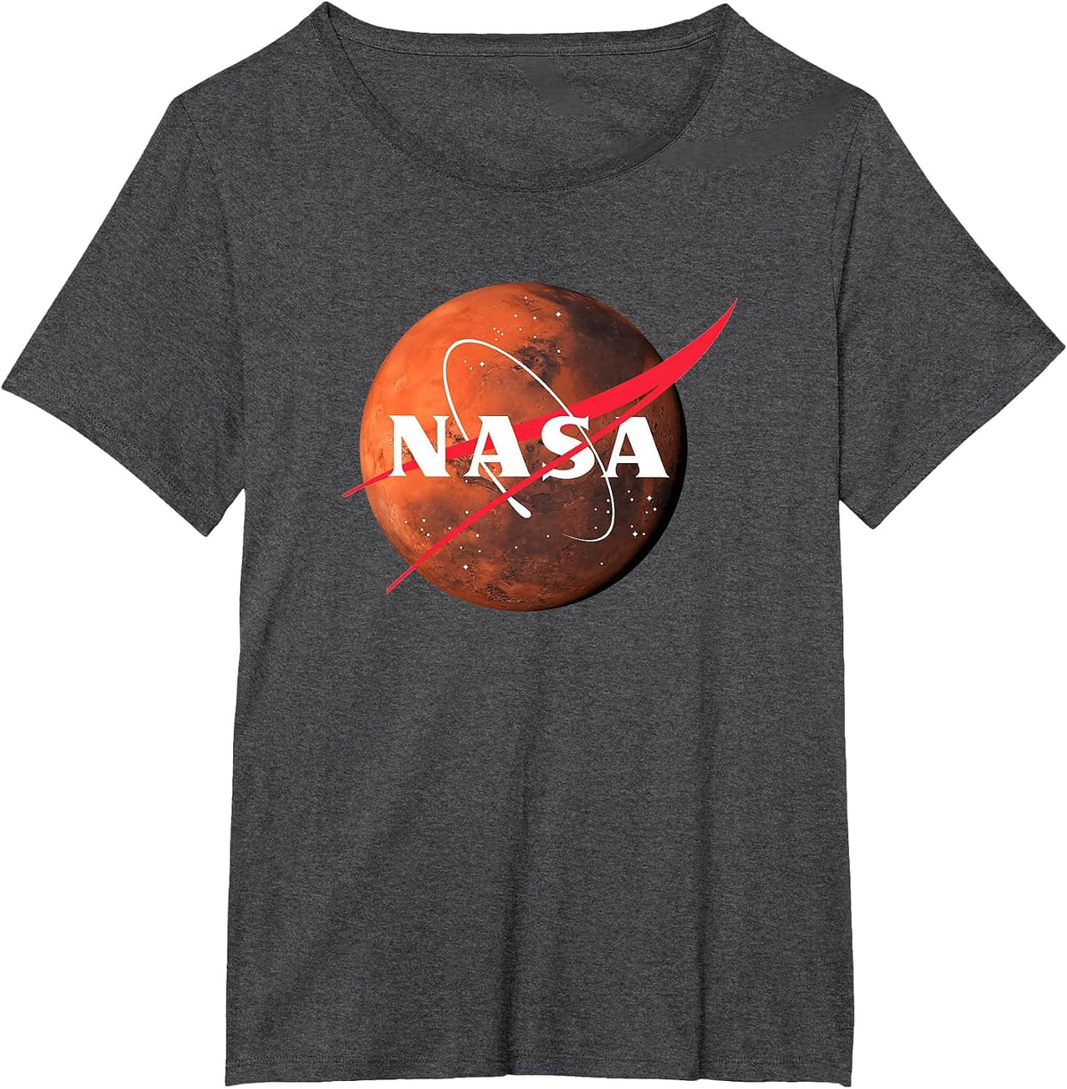 NASA Mars Meatball Space Science Teacher T-Shirt - Dark Heather Grey
