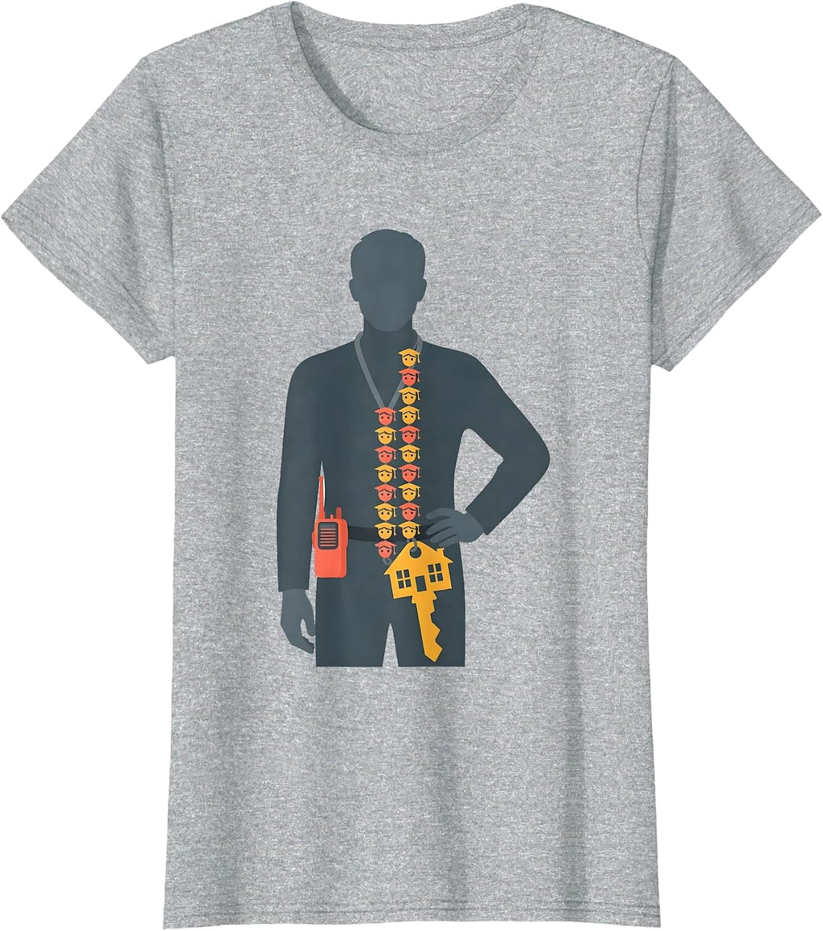 Principal Leader Office Humor Appreciation Gift T-Shirt - Heather Grey