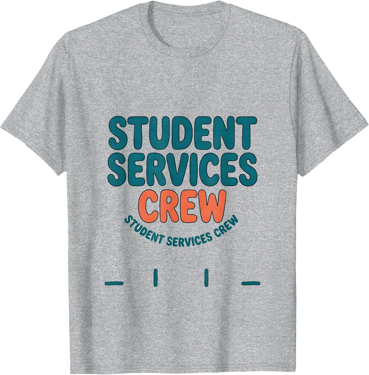 Men's Student Services Crew School Counselor Psychologist Crew T-Shirt - Heather Grey