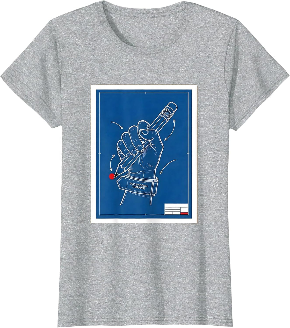 Occupational Therapist Vintage Retro OT Month Celebration T-Shirt - Heather Grey