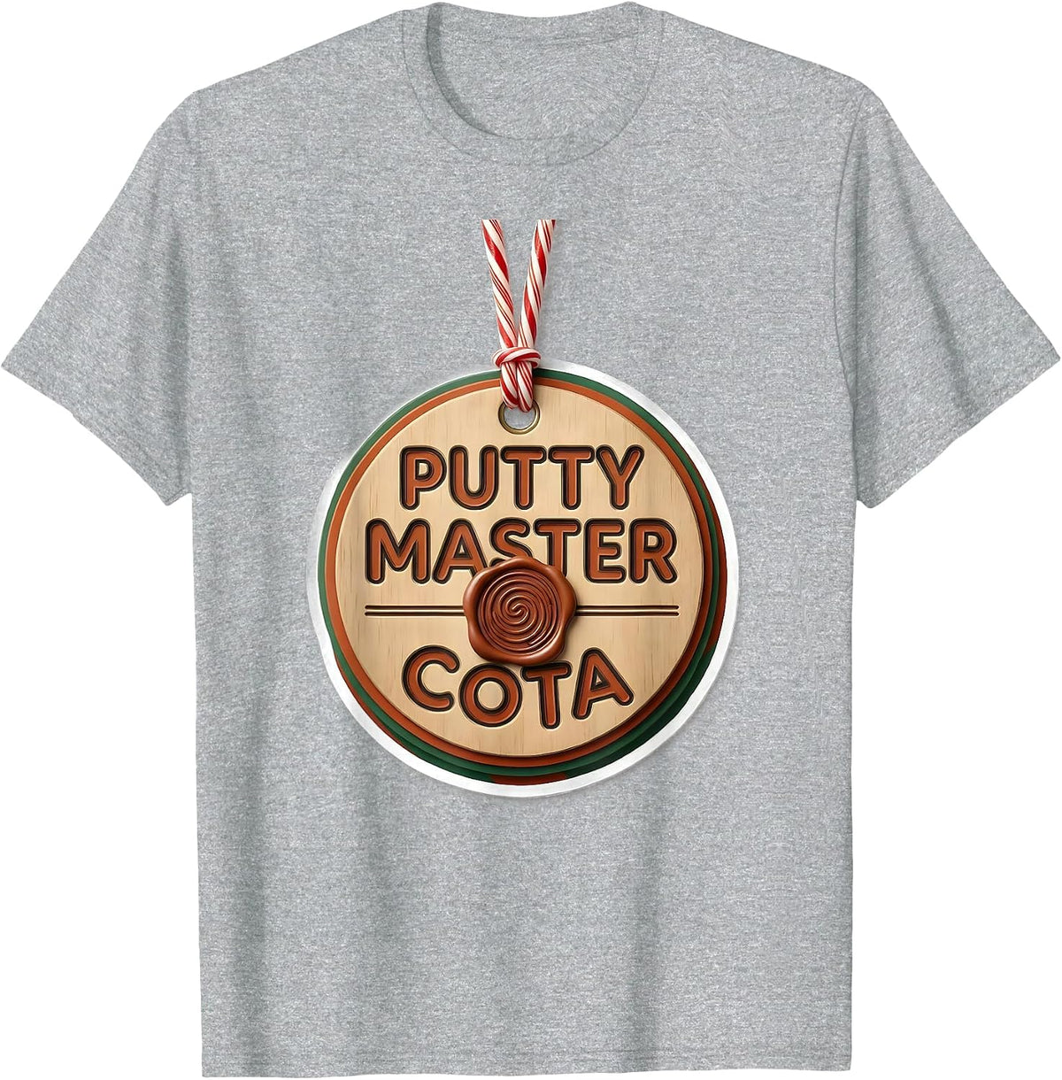 Men's Putty Master, COTA Occupational Therapist Christmas Holiday T-Shirt - Heather Grey