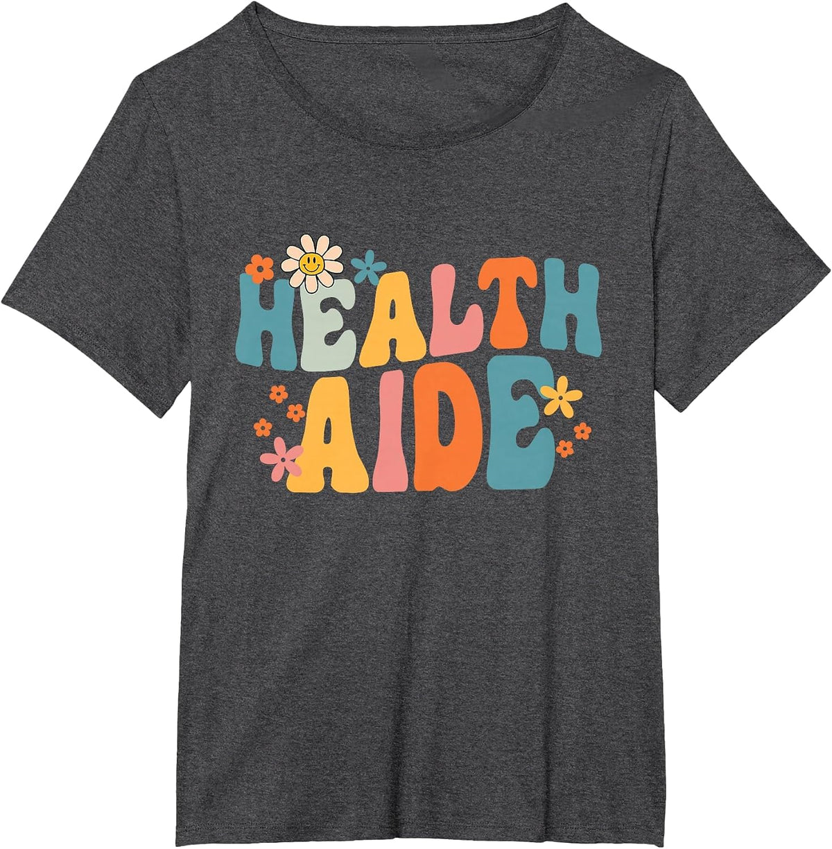 Admin Squad School Assistant Principal Health Aide Squad T-Shirt - Dark Heather Grey