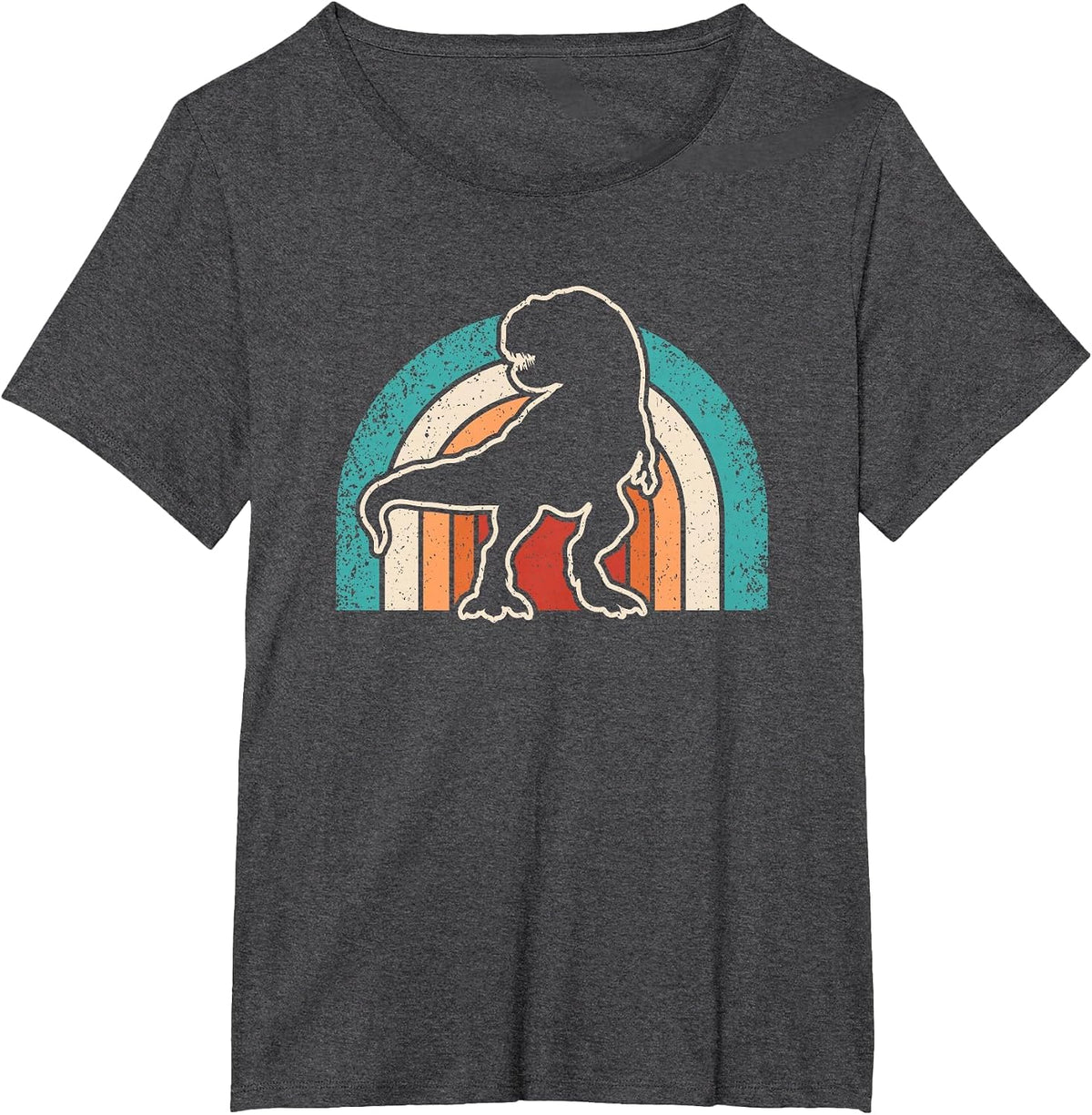 Retro Dinosaur Lover Dino T-Rex Men Boys Kids T-Shirt - Dark Heather Grey