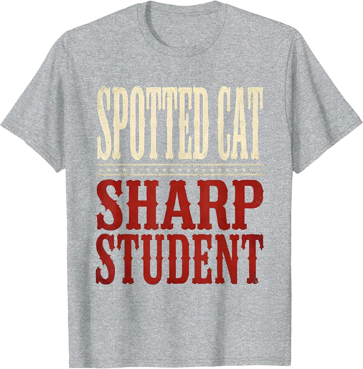 Men's Bengal Cat Lover Back to School Graphic Design T-Shirt - Heather Grey