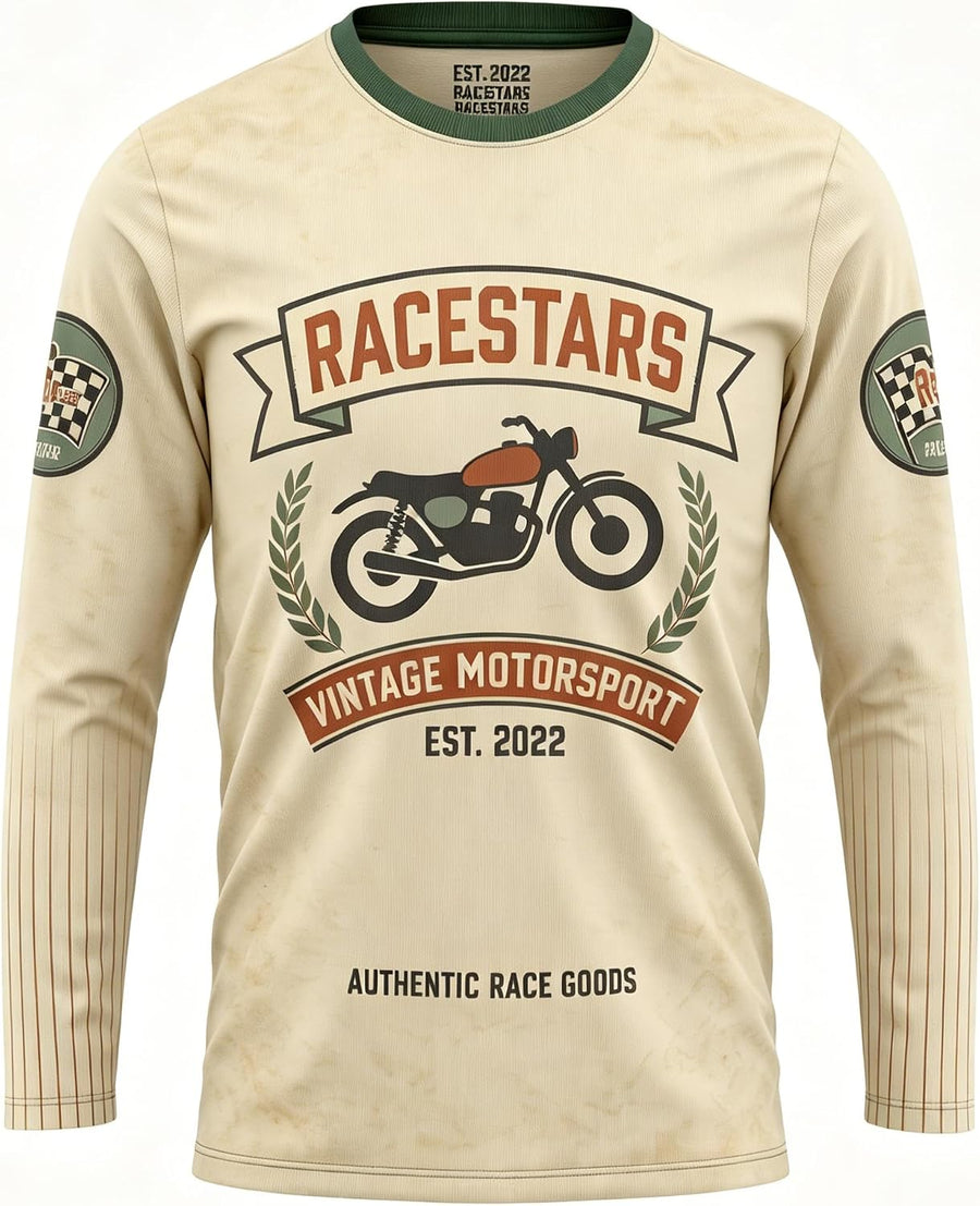 MTB Jersey Men Long Sleeve Mountain Bike Off-Road Downhill Shirt - Rs0231