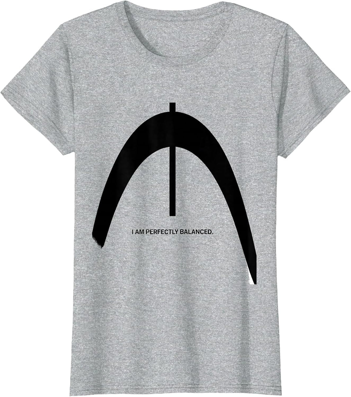 I Am Perfectly Balanced Funny Science Chemistry Teacher Gift T-Shirt - Heather Grey