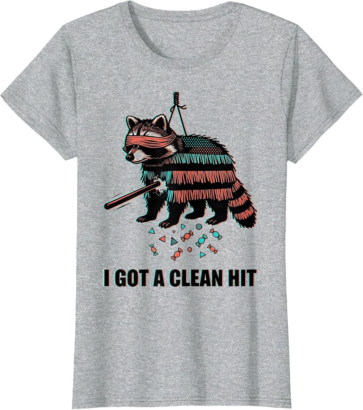 I Got A Clean Hit Funny Cinco De Mayo Party Costume T-Shirt - Heather Grey