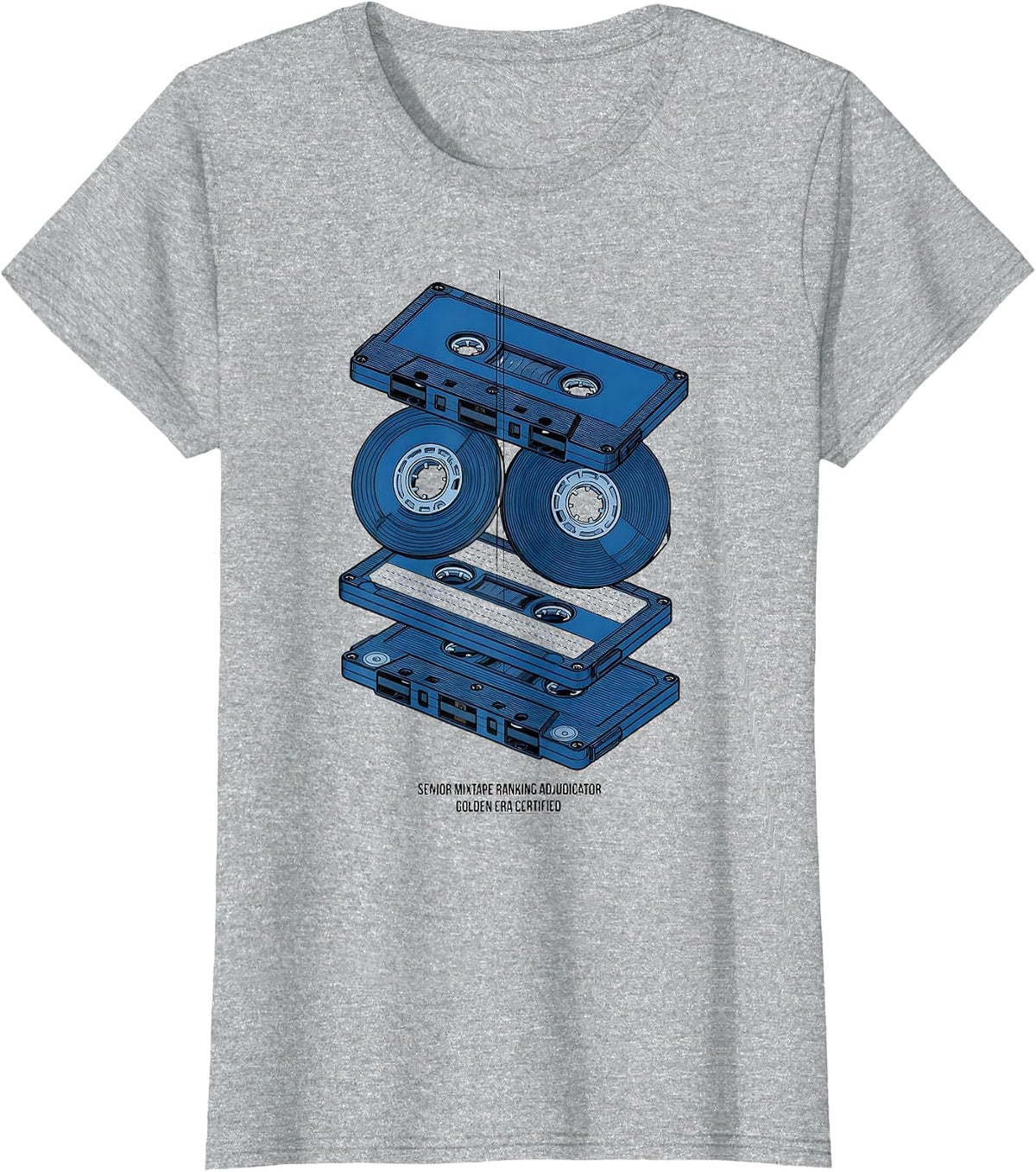 Senior Mixtape Ranking Adjudicator, Golden Era Certified T-Shirt - Heather Grey
