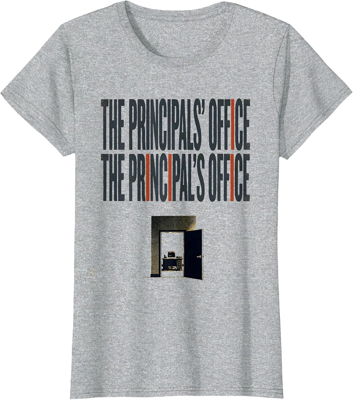 Women's The principals' office The principal's office Funny English T-Shirt - Heather Grey