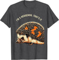 Men's I'm A Hedgehog That's It Stencil Graphic Halloween DIY T-Shirt - Dark Heather Grey