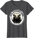 Women's Ratel Allegiance Sworn Funny Honey Badger Wildlife Lover T-Shirt - Dark Heather Grey