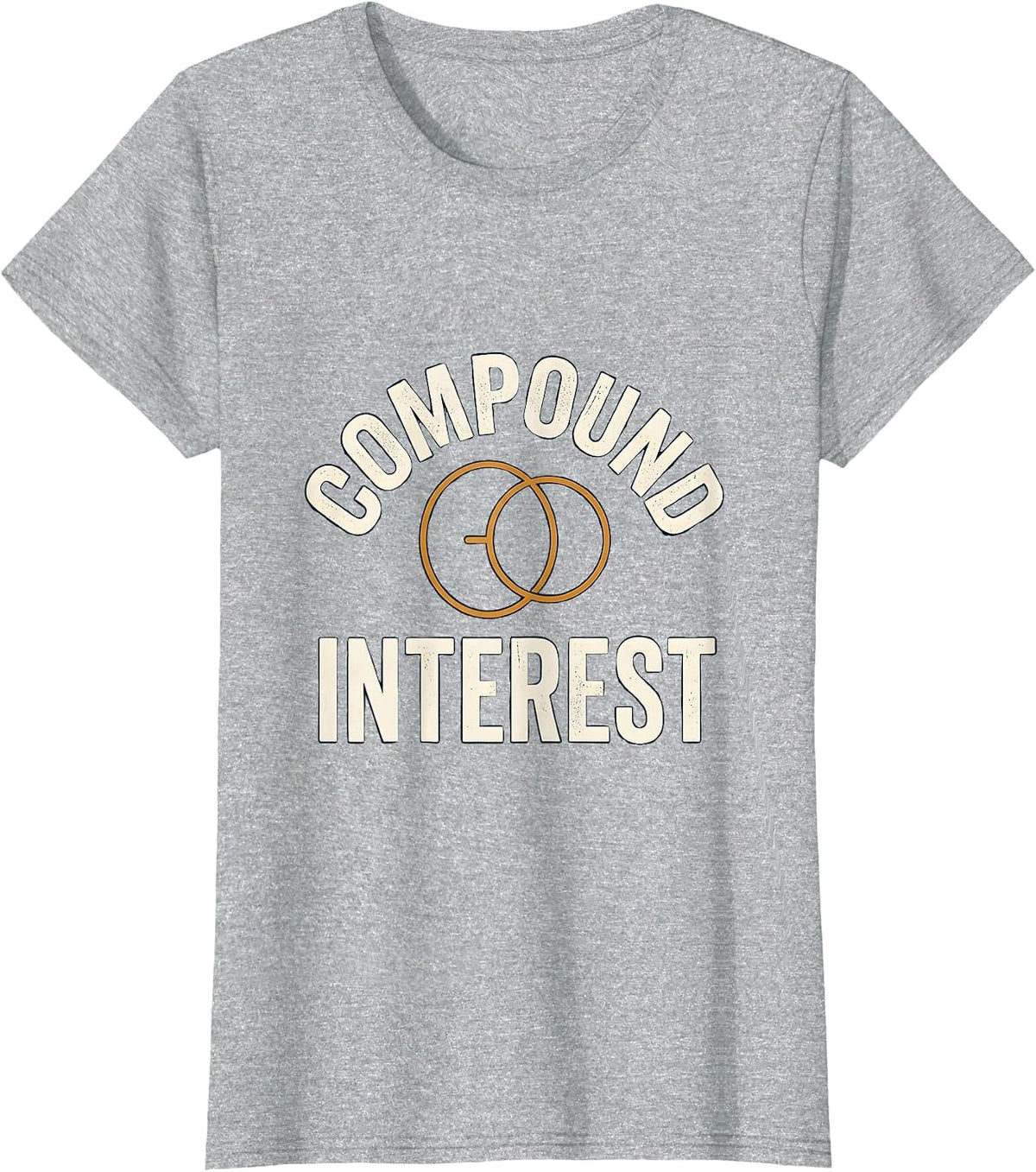 Women's Compound Interest Funny Chemistry Science Lover Gift T-Shirt - Heather Grey