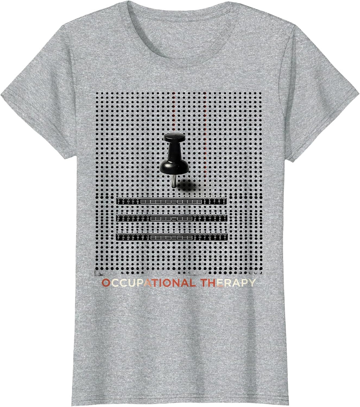 Occupational Therapy Retro Vintage OT Month Celebration T-Shirt - Heather Grey