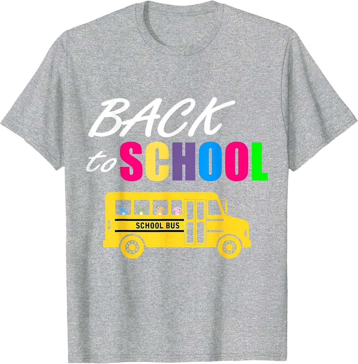 Welcome Back to School Here I Come First Day of 1st Grade T-Shirt - Heather Grey