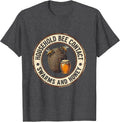 Men's Household Bee Contact, Swarms And Honey Funny Beekeeper T-Shirt - Dark Heather Grey