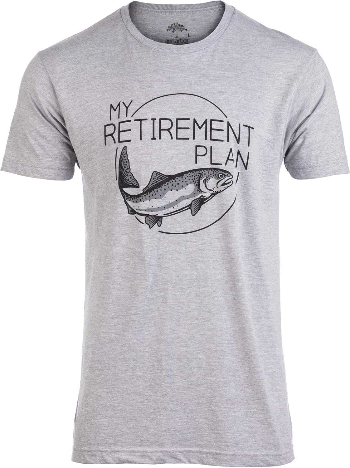 Funny Fishing Humor Tee Shirts | Fisherman Jokes Rod Pole Grandpa Men Women T-Shirt - Fish Retirement Plan