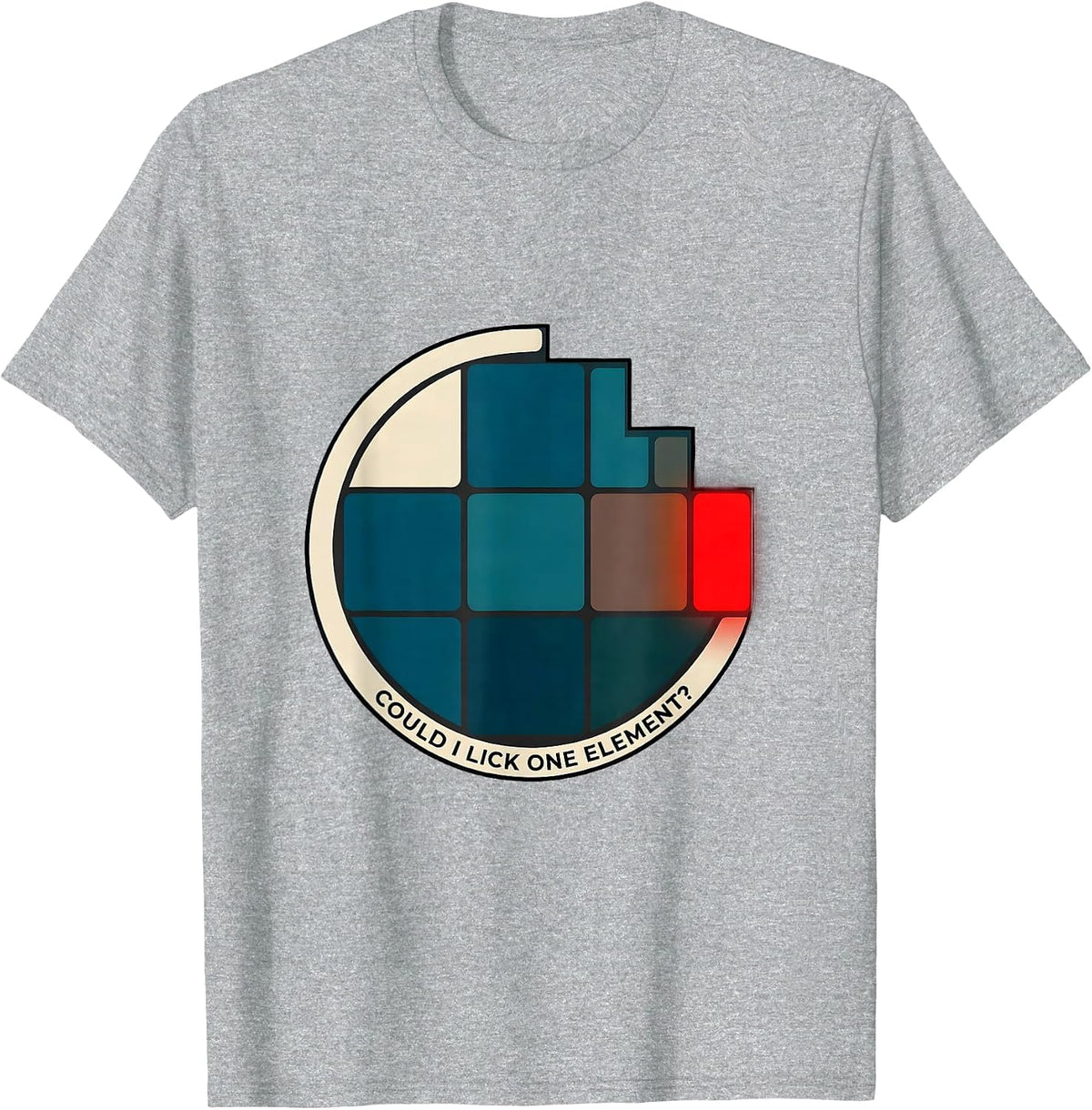 Men's Could I Lick One Element Funny Periodic Table Chemistry T-Shirt - Heather Grey